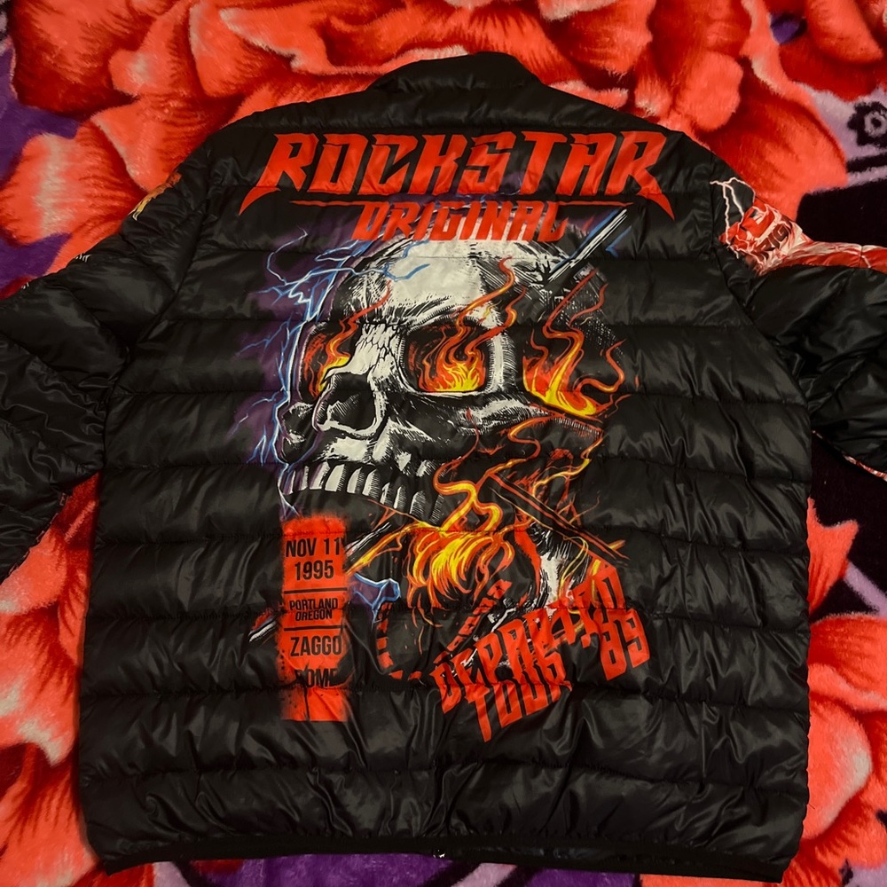 Rockstar original skull puffer